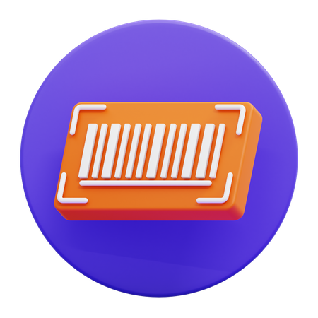 Barcode  3D Icon