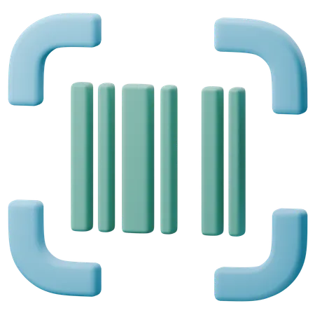 Barcode  3D Icon