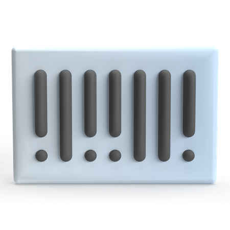 Barcode  3D Icon