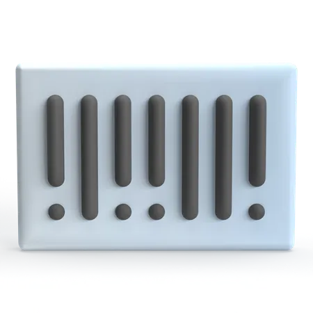 Barcode  3D Icon
