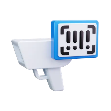 Barcode  3D Icon