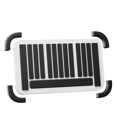 Barcode  3D Icon