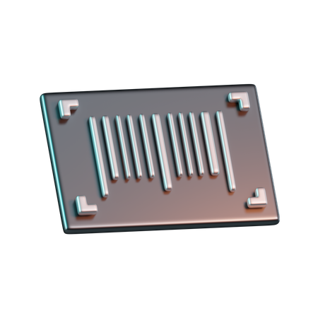 Barcode  3D Icon