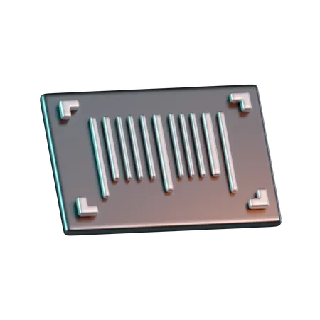 Barcode  3D Icon