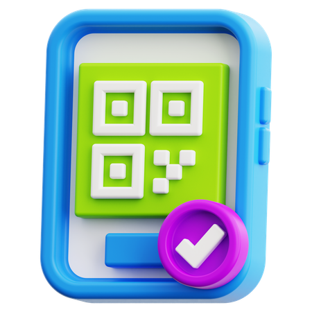 Barcode  3D Icon