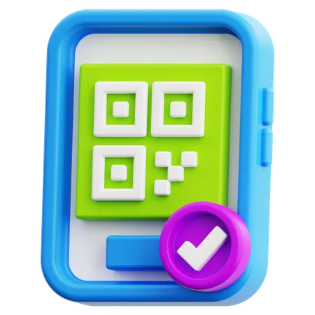 Barcode  3D Icon