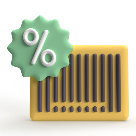 Barcode  3D Icon