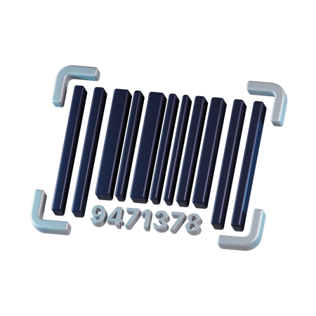 Barcode  3D Icon