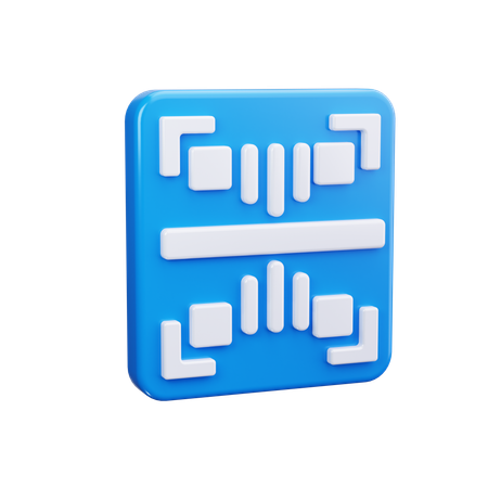 Barcode  3D Icon