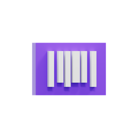 Barcode  3D Icon