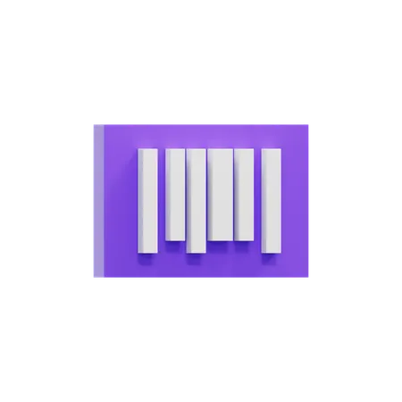 Barcode  3D Icon