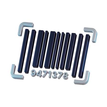 Barcode  3D Icon