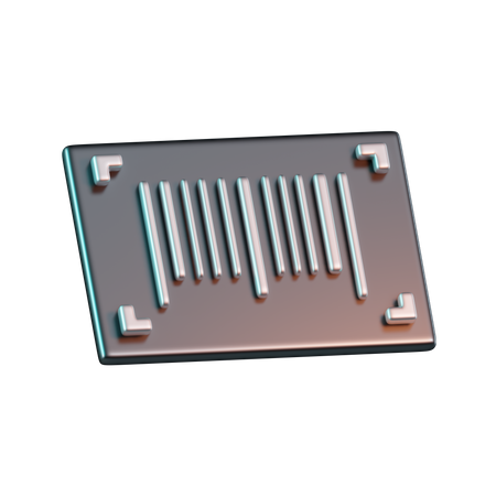 Barcode  3D Icon