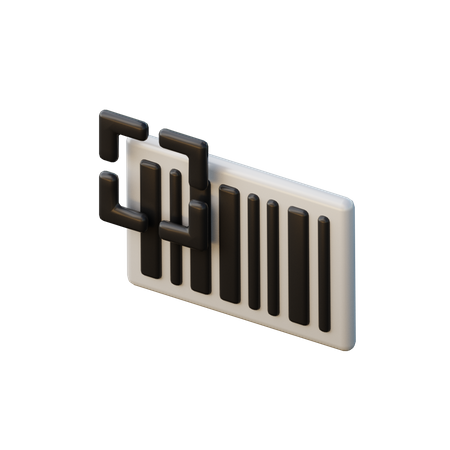 Barcode  3D Illustration