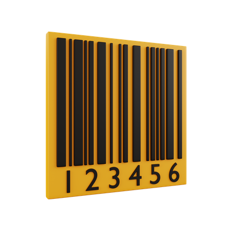 Barcode 3D Illustration