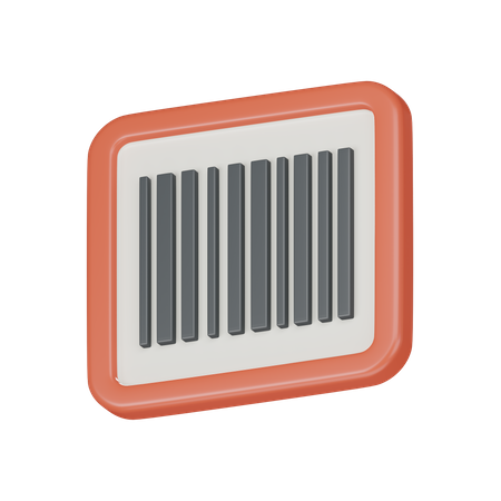 Barcode  3D Icon