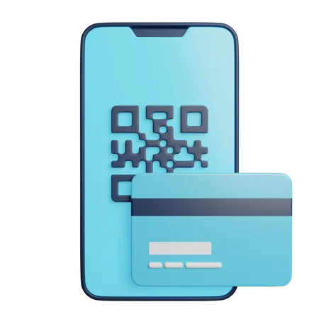 Barcode Payment  3D Icon