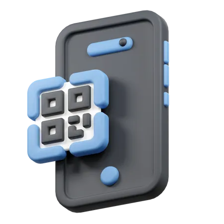 Barcode Payment  3D Icon