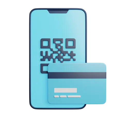 Barcode Scan Payment 3D Icon