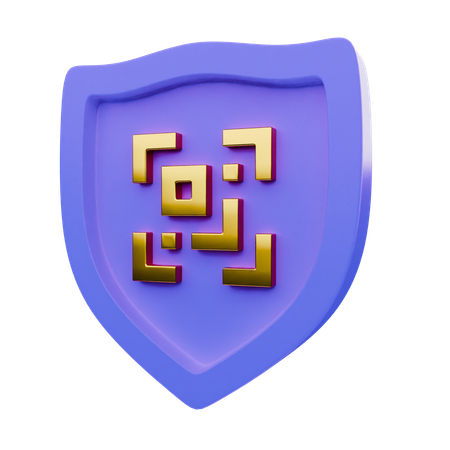 Barcode Protection  3D Icon