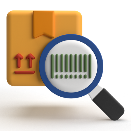 바코드 스캔  3D Icon