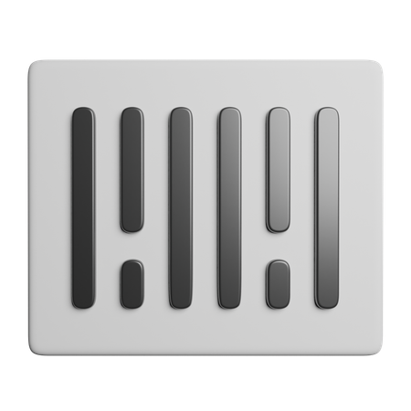 바코드 스캔  3D Icon