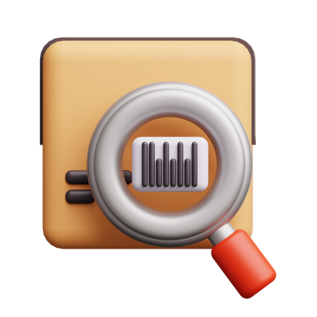 바코드 스캔  3D Icon