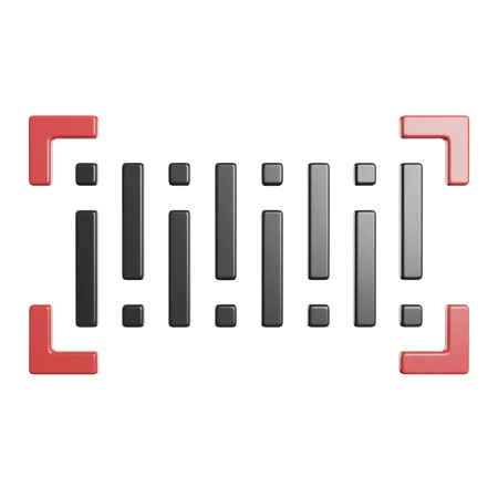 Barcode Scan  3D Icon