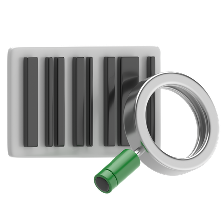 Barcode Scan  3D Icon