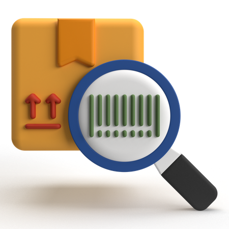 Barcode Scan  3D Icon