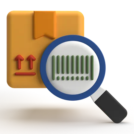 Barcode Scan  3D Icon