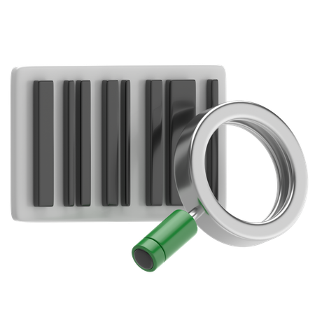 Barcode Scan  3D Icon