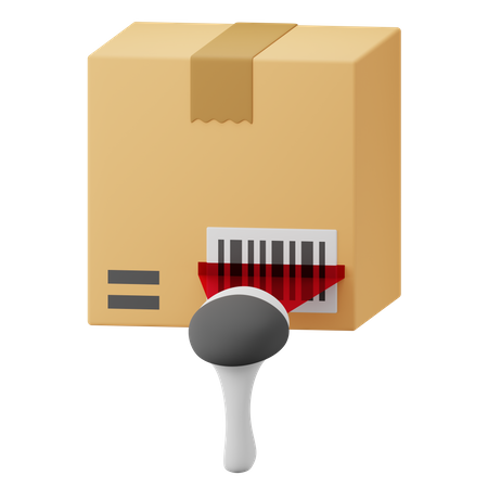 Barcode Scan  3D Icon