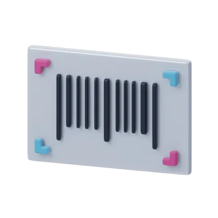 Barcode-Scan  3D Icon