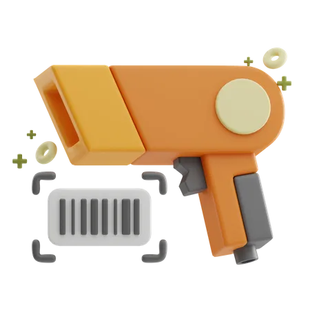 Barcode-Scan-Pistole  3D Icon