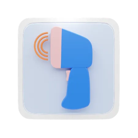 바코드 스캐너  3D Icon