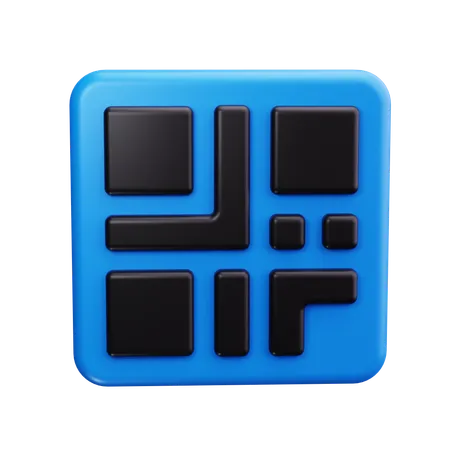 바코드 스캐너  3D Icon