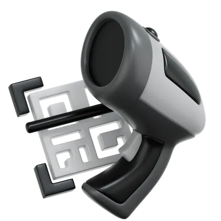 Barcodelesegerät  3D Icon