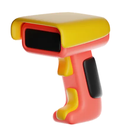 バーコードスキャナ  3D Icon