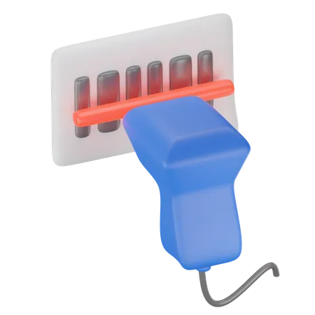 Barcode Scanner  3D Icon