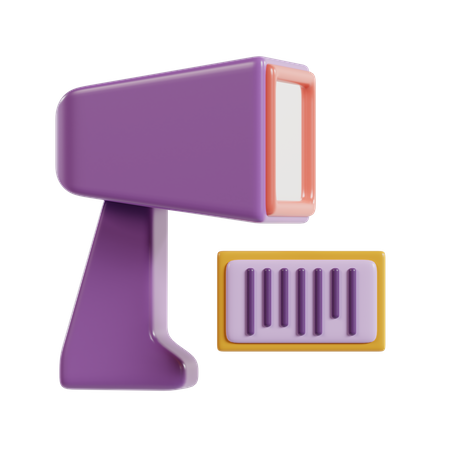 Barcode Scanner  3D Icon