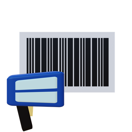 Barcode Scanner  3D Icon