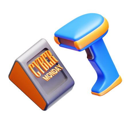 Barcode Scanner  3D Icon