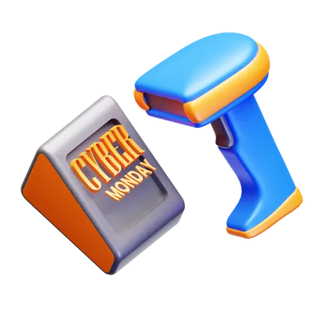 Barcode Scanner  3D Icon