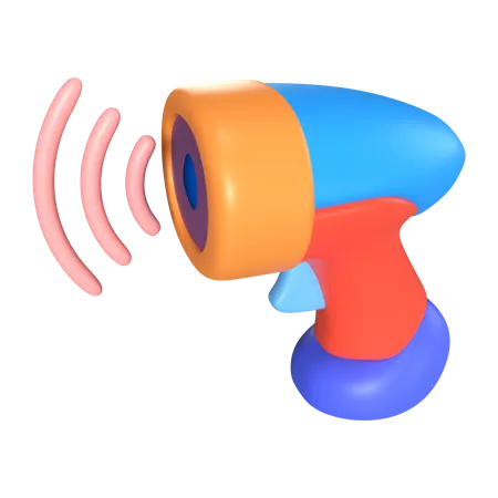 Barcode Scanner  3D Icon