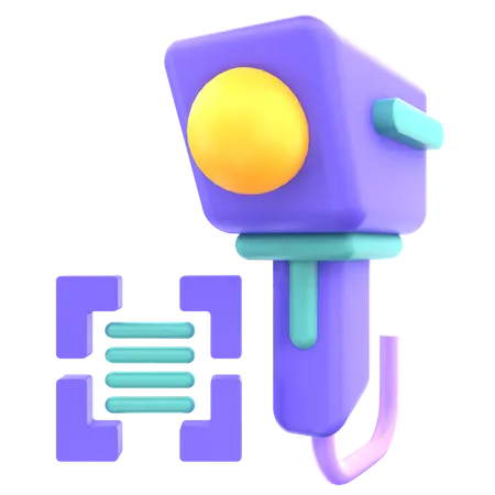 Barcode Scanner  3D Icon