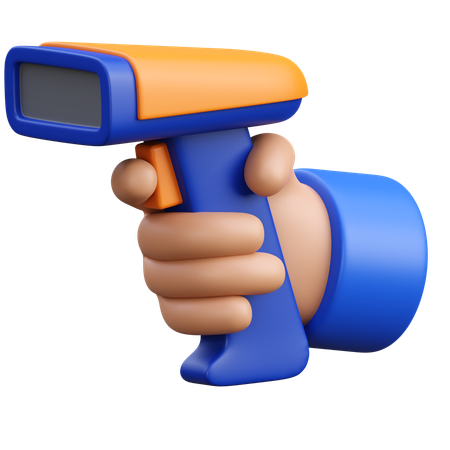 Barcode Scanner  3D Icon