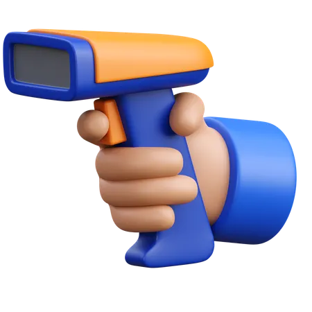 Barcode Scanner  3D Icon