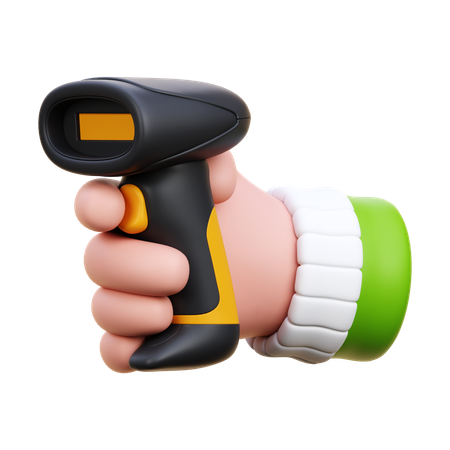 Barcode Scanner  3D Icon