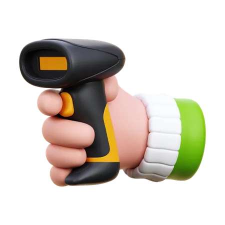 Barcode Scanner  3D Icon